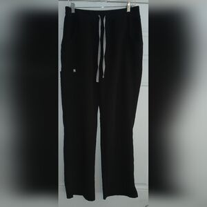 FIGS Technical Collection Black Scrub Pants Size Large UNISEX